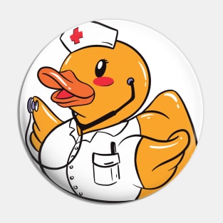 Rubber Duck Nurse - Cool Profession Design Medicine Nurse Pin