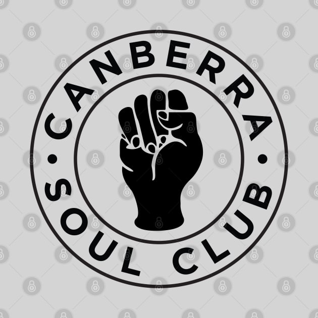 Canberra Soul Club (dark) by modernistdesign