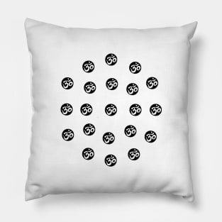 om spiritual awakening symbol Pillow