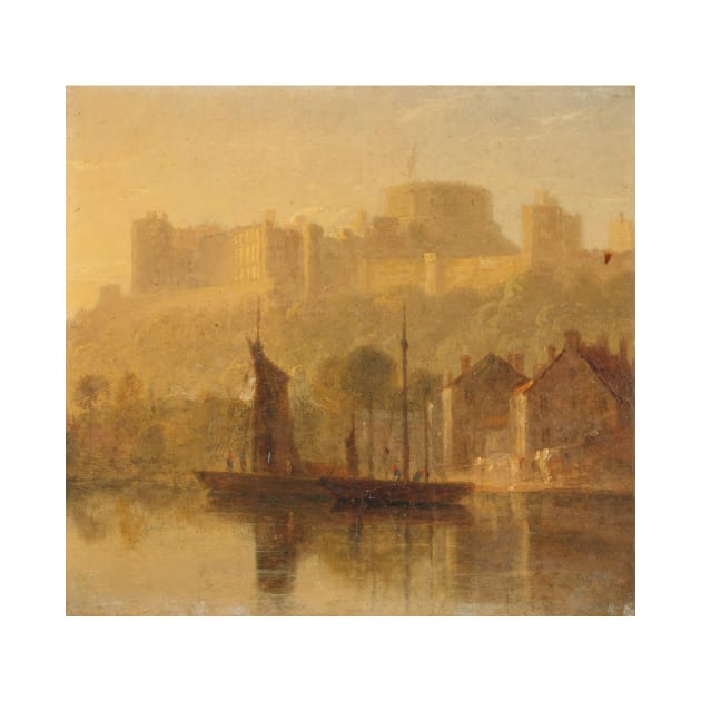 Windsor Castle from the Thames by William Daniell by Classic Art Stall