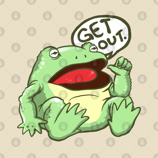 GET OUT. Something Awful Frog by Studio Marimo