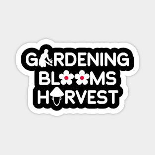 Gardening Blooms Harvest Magnet