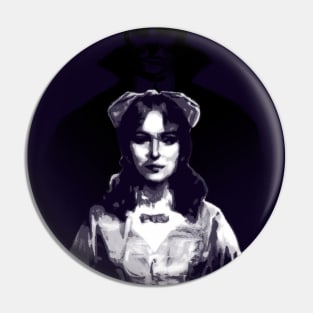 Foreboding Portrait Pin