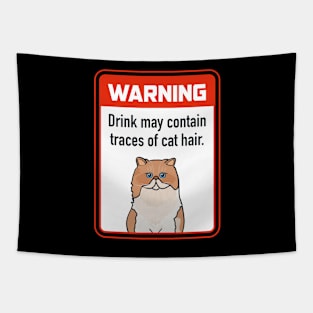 Warning: My contain traces of cat hair Tapestry