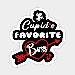 Cupid's Favorite Boss Magnet