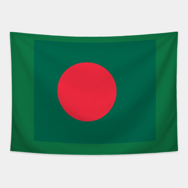 Bangladesh Flag Tapestry by flag for all