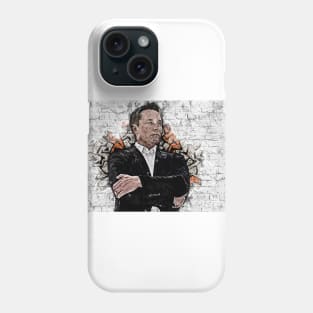 Elon Musk Graffiti Phone Case