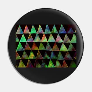 Black background with triangles Pin