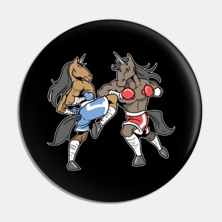 Kickboxing Muay Thai Unicorns Pin