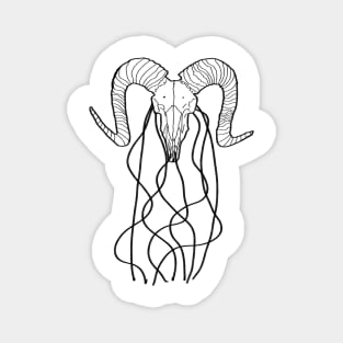 Goat Skull Magnet