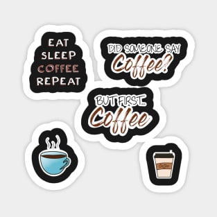 Coffee Sticker Pack Magnet