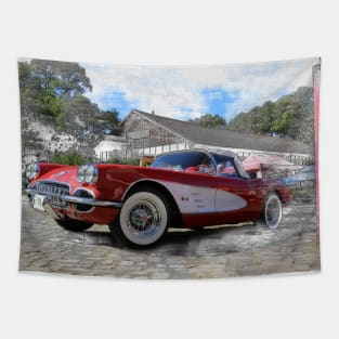 Chevrolet C1 Corvette, Pencil - Original Tapestry