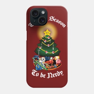 Geekin' Around the Christmas Tree Phone Case