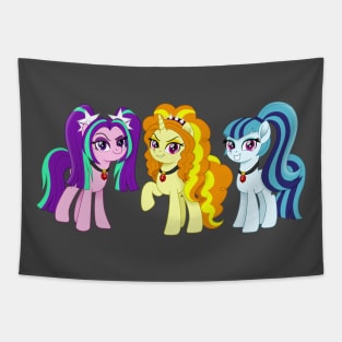 Dazzlings ponies Tapestry