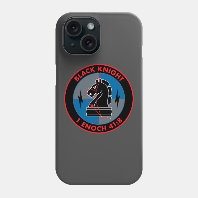 Black Knight Patch 1 Phone Case by Ekliptik