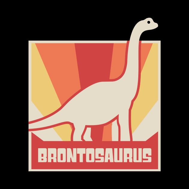 Vintage Long Neck Dinosaur Brontosaurus by MeatMan