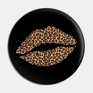 Leopard Lips Wild lips Cheetah Animal Print Trendy Graphic designs Pin