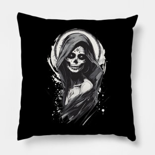 Santa Muerte Pillow