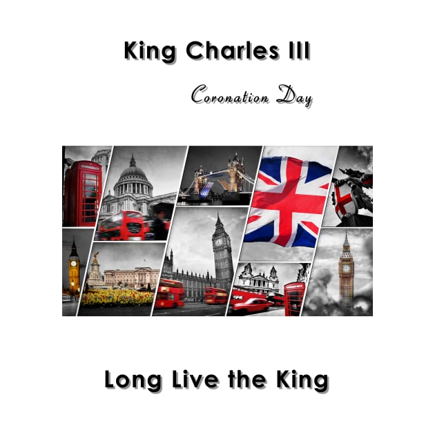 King’s coronation tshirt celebration London by fantastic-designs