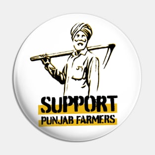 Support punjab farmers Pin