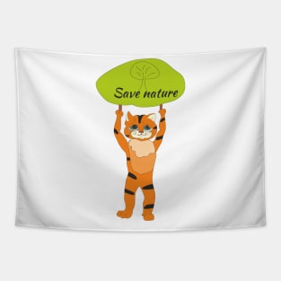 Save nature Tapestry