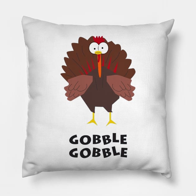Gobble Gobble - South Park Turkey Pillow by SillyShirts