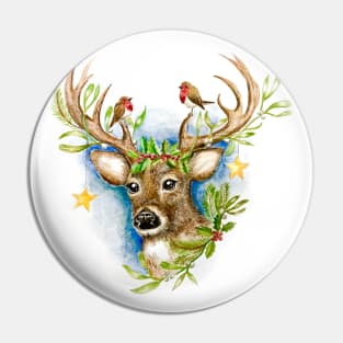 Christmas Deer Pin