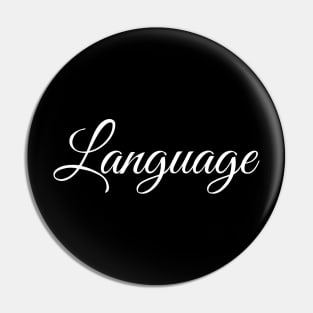 Language Pin