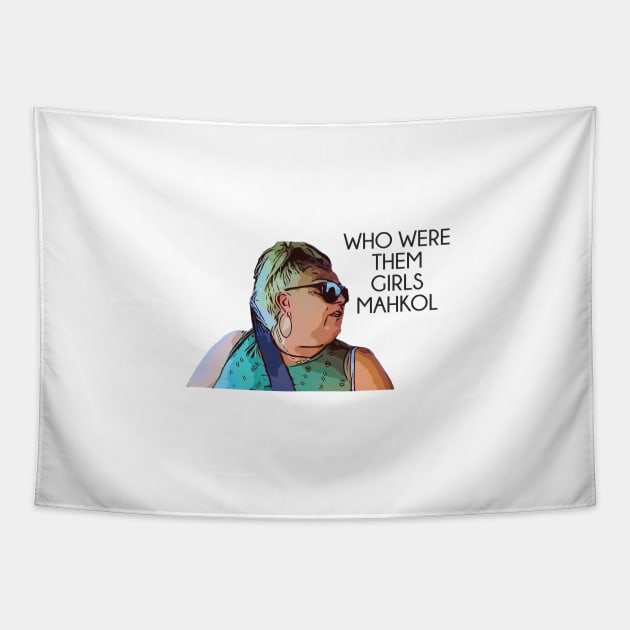 90 Day Fiance Angela Who Were Them Girls Mahkol Tapestry by Harvesting