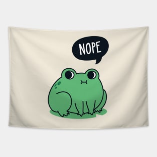 Nope Frog Tapestry