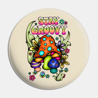 Stay Groovy Pin