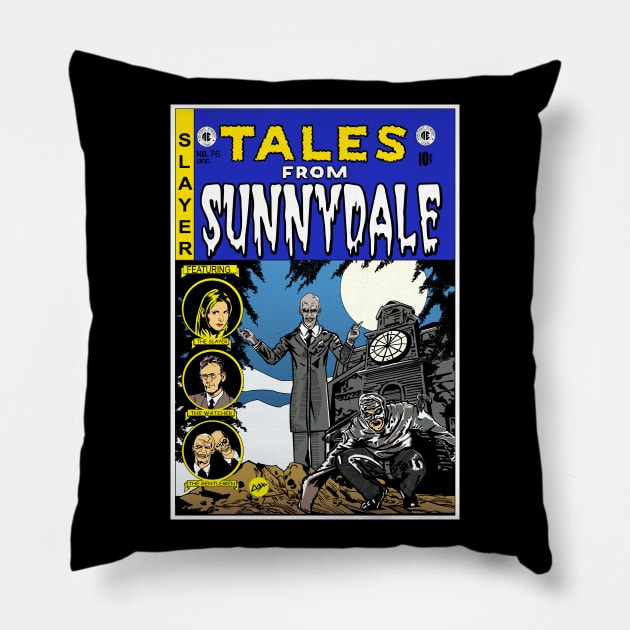 Tales from Sunnydale Pillow by sinistergrynn