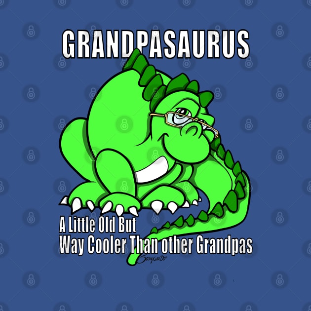 Funny GRANDPASAURUS cool grandfather Grandpa Saurus by ScottyGaaDo