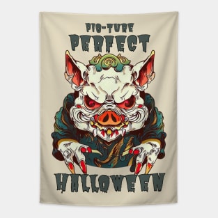 Pigture Perfect Halloween Tapestry