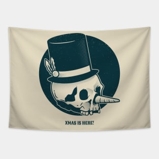 Skull Christmas Tapestry