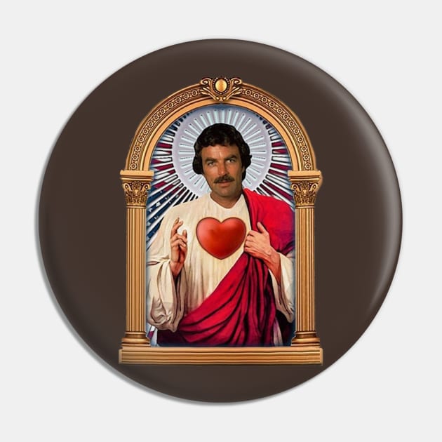 Saint Tom Selleck Pin by Phenom Palace