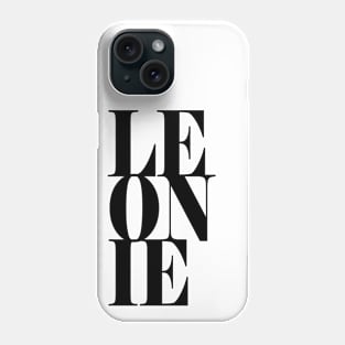 Leonie Girls Name Bold Font Phone Case