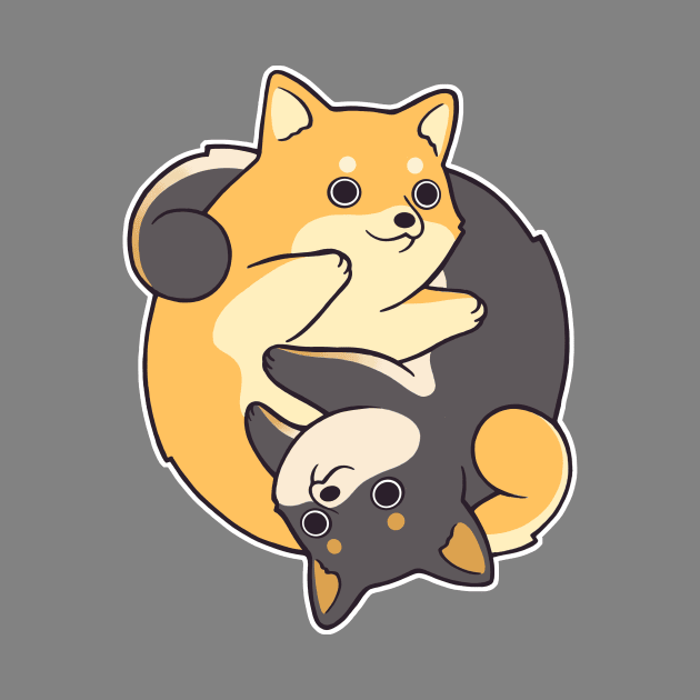 Shiba Yin-Yang by SarahJoncas