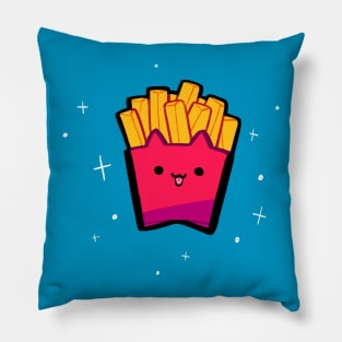 Cat Fries Pillow