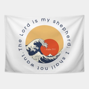 The lord is my shepherd. Tapestry