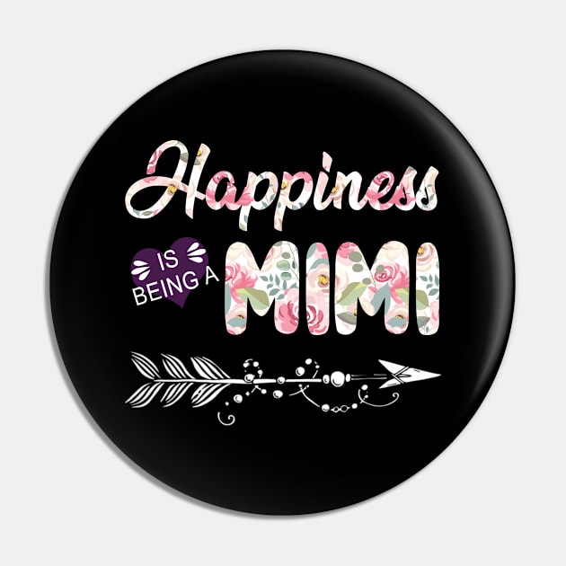 Happiness Is Being A Mimi Pin by Damsin