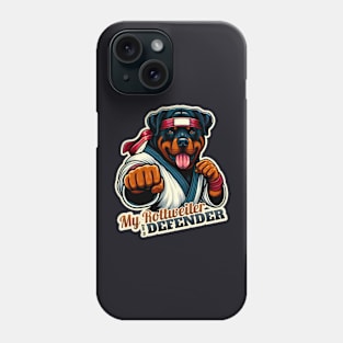 Karate Rottweiler Phone Case