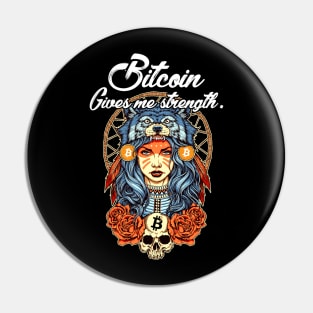 Modern Bitcoin Shaman Pin