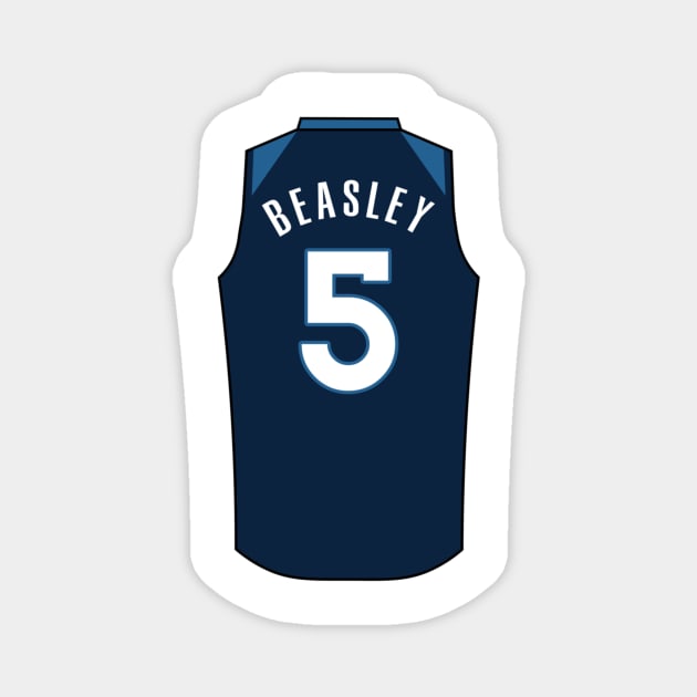 Malik Beasley Jersey Magnet by Mortimermaritin