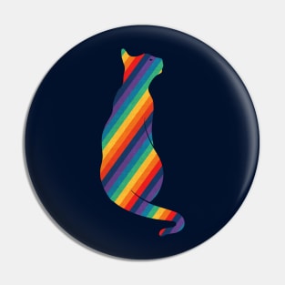 Rainbow Cat Game Pin