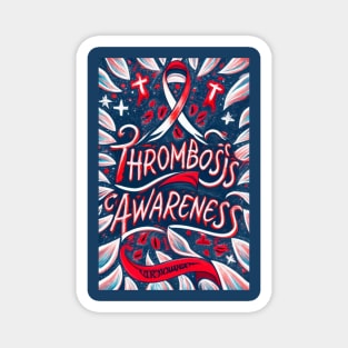 Thrombosis Awareness Ribbon of Hope Magnet