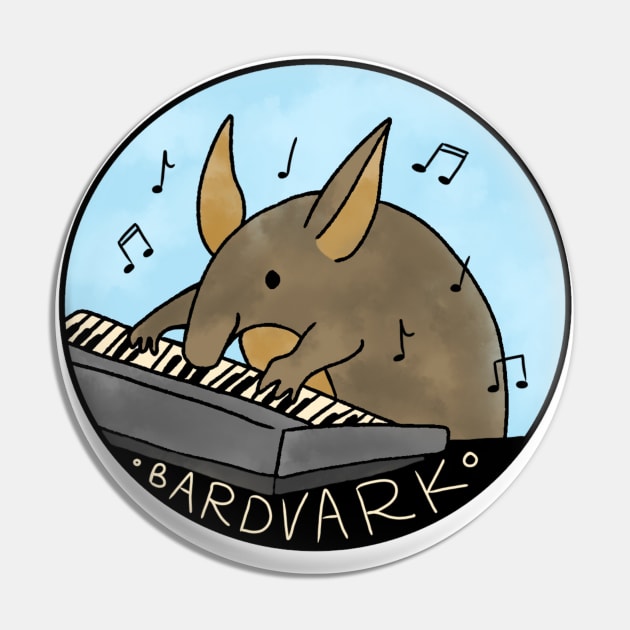 Bardvark Pin by TheDoodlemancer