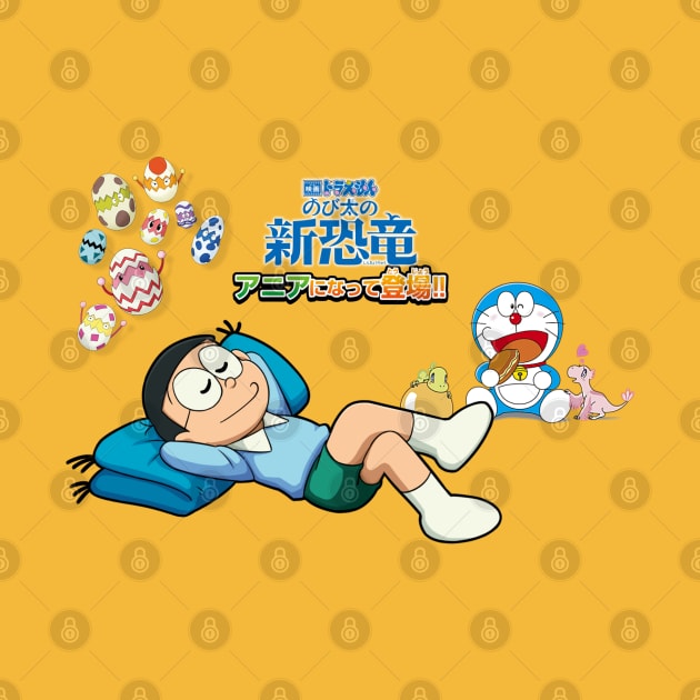 Sleeping Nobita: Doraemon Nobita's New Dinosaur by Celestial Crafts