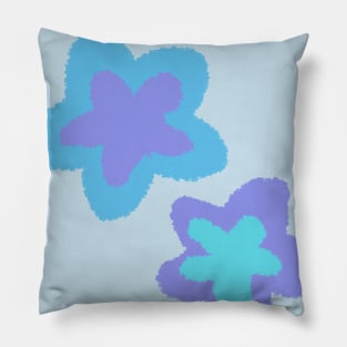 Cute Blue Stars Pillow