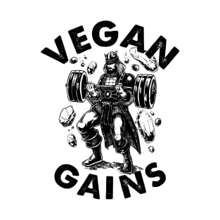 Vegan Gains Rustic T-Shirt